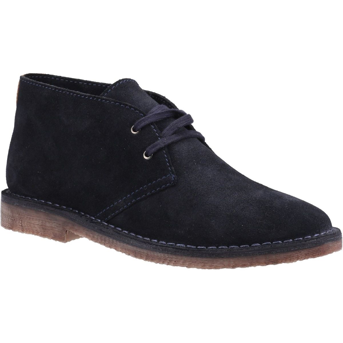 Hush Puppies Samuel Wildleder Herren Navy Stiefel