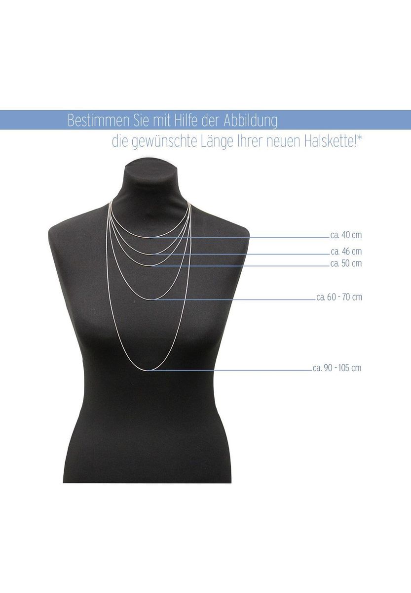 Minimalistische Silberglieder Halskette