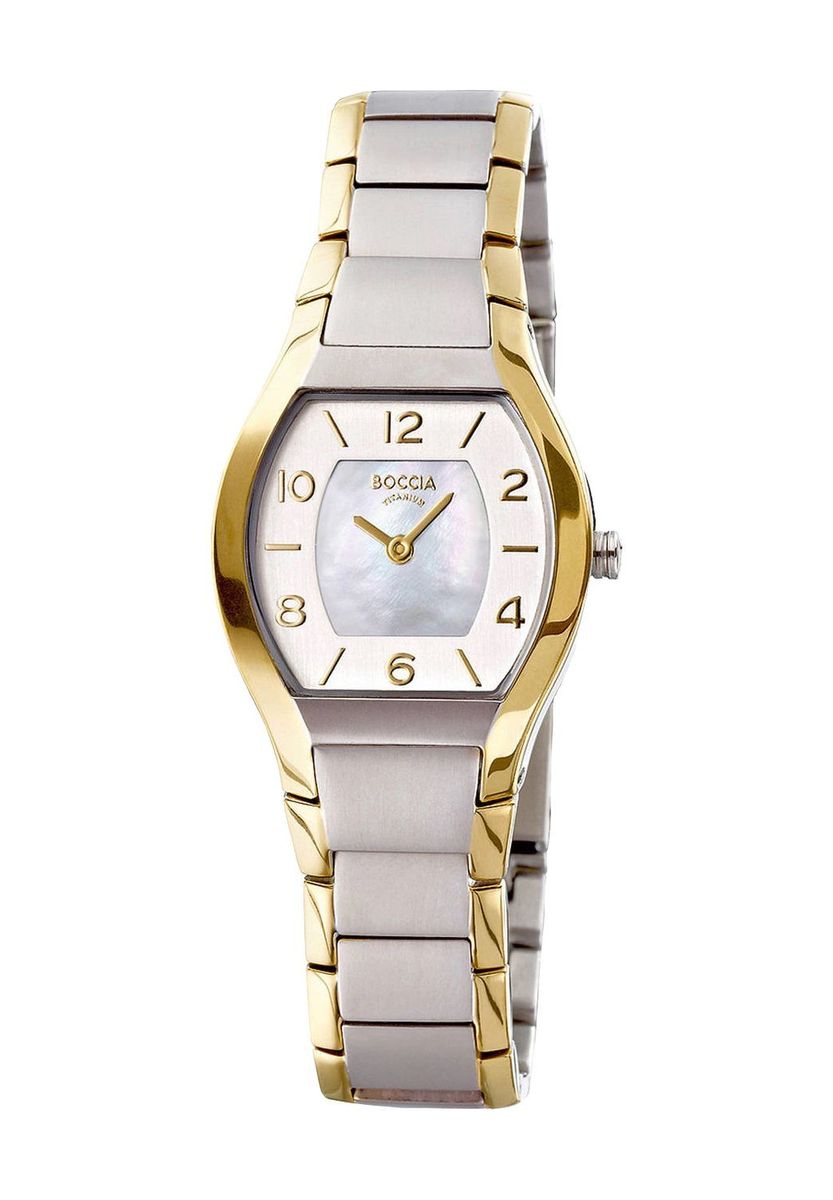 Elegante Bicolor Titan Damenuhr