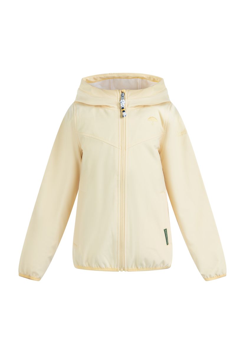 Schmuddelwedda Softshellblouson - recyceltes Material Mädchen Vanille-280