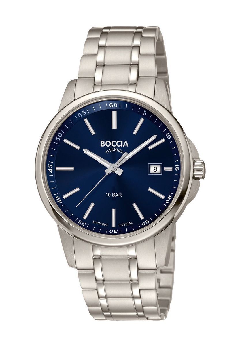 Herrenuhr Klassisch Blaues Zifferblatt