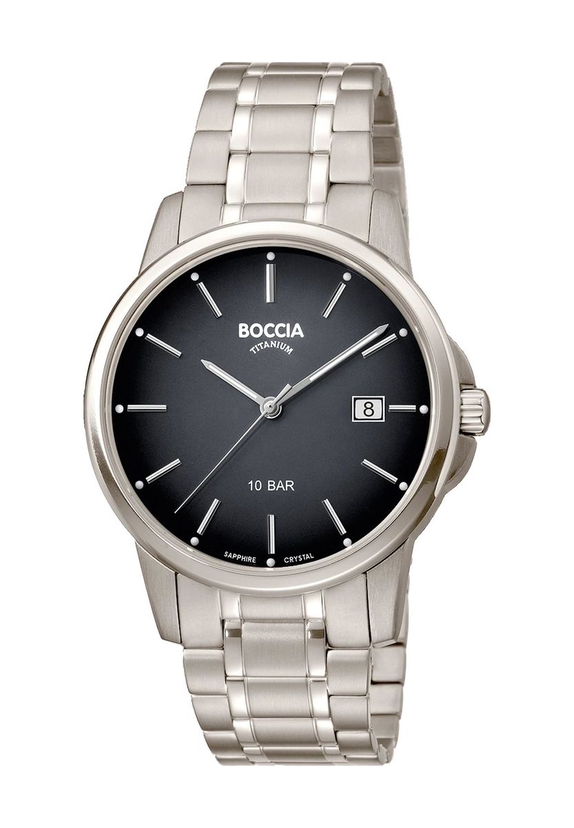 Klassische Titan Herrenuhr mit Datum