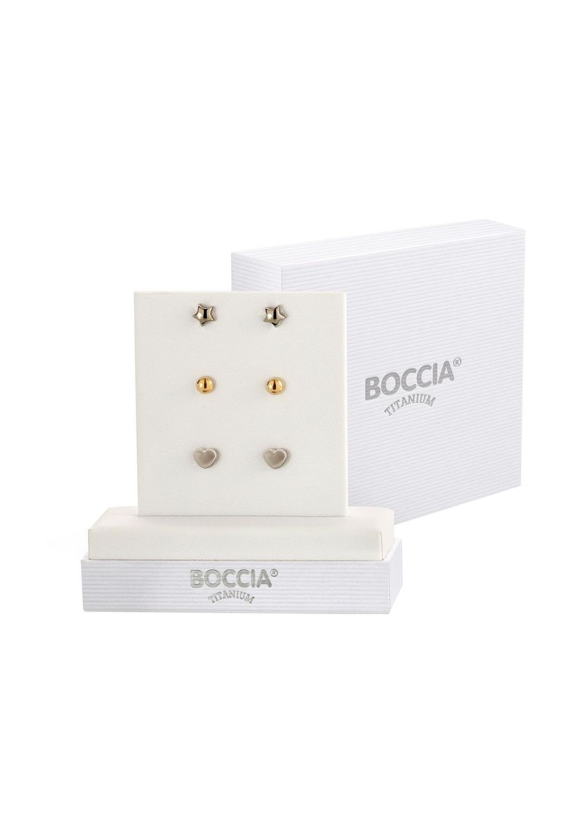 Drei Paar Ohrstecker-Set