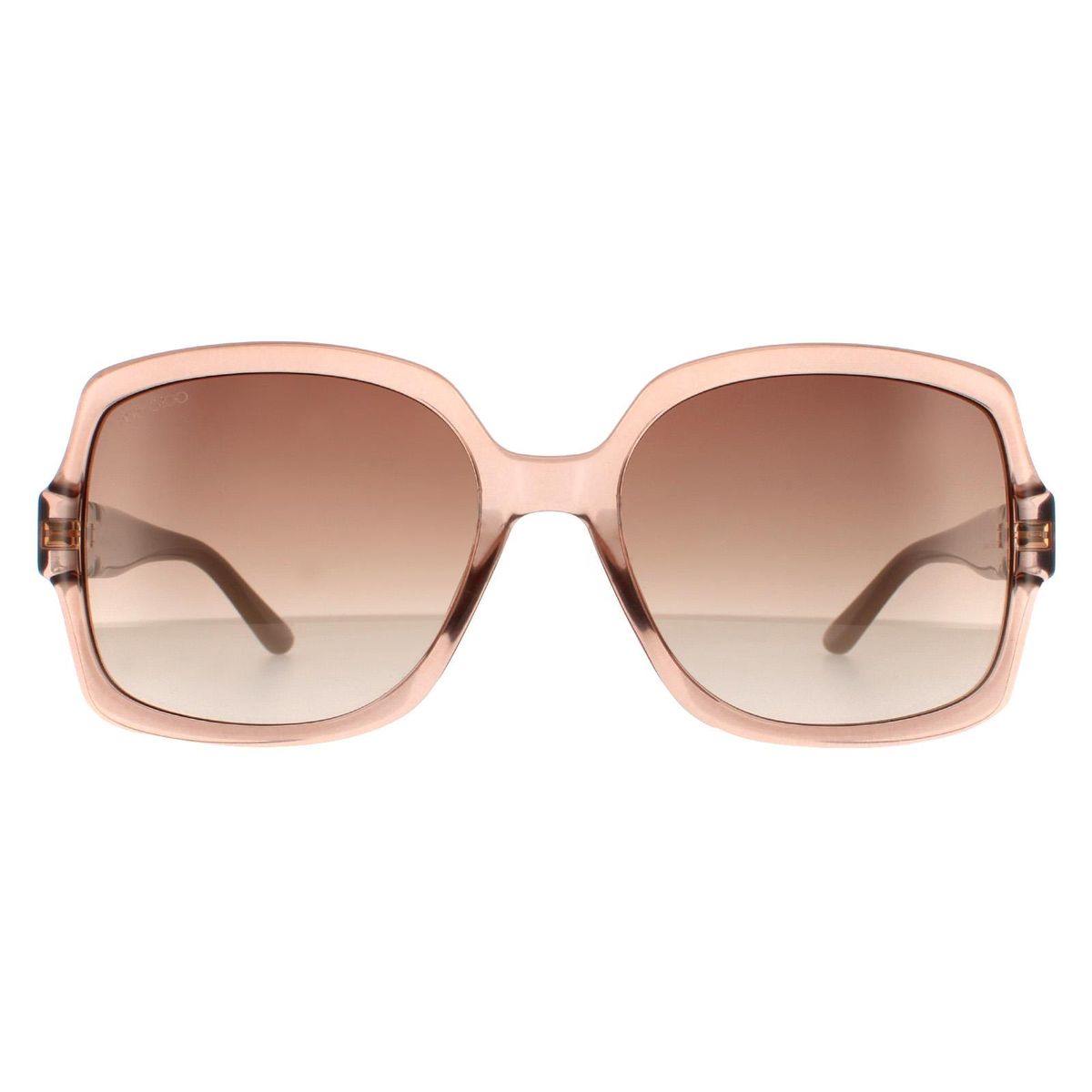 Übergroße quadratische Sonnenbrille mit Farbverlaufsgläsern