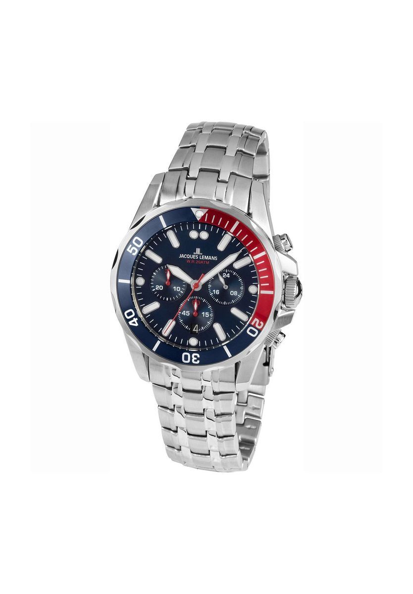 Herren Chronograph Uhr Edelstahlarmband