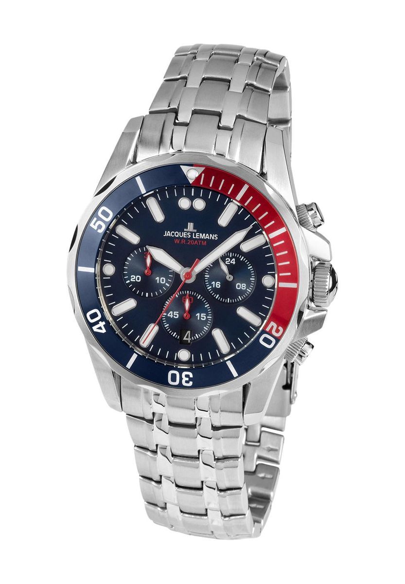 Herren Chronograph Uhr Edelstahlarmband