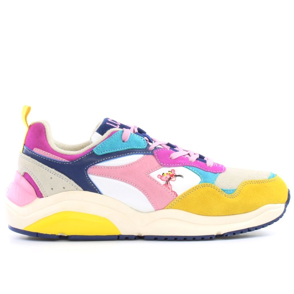 Mehrfarbige Fashion Sneakers mit Stickerei