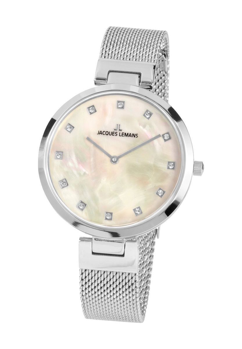 Elegante Damenuhr mit Perlmuttzifferblatt