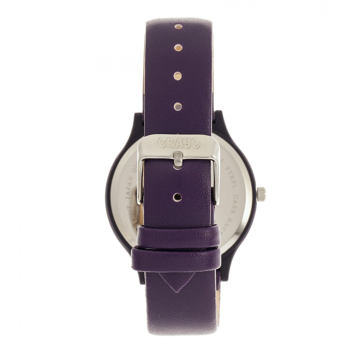 Verspielte Analog-Uhr mit Farbblock