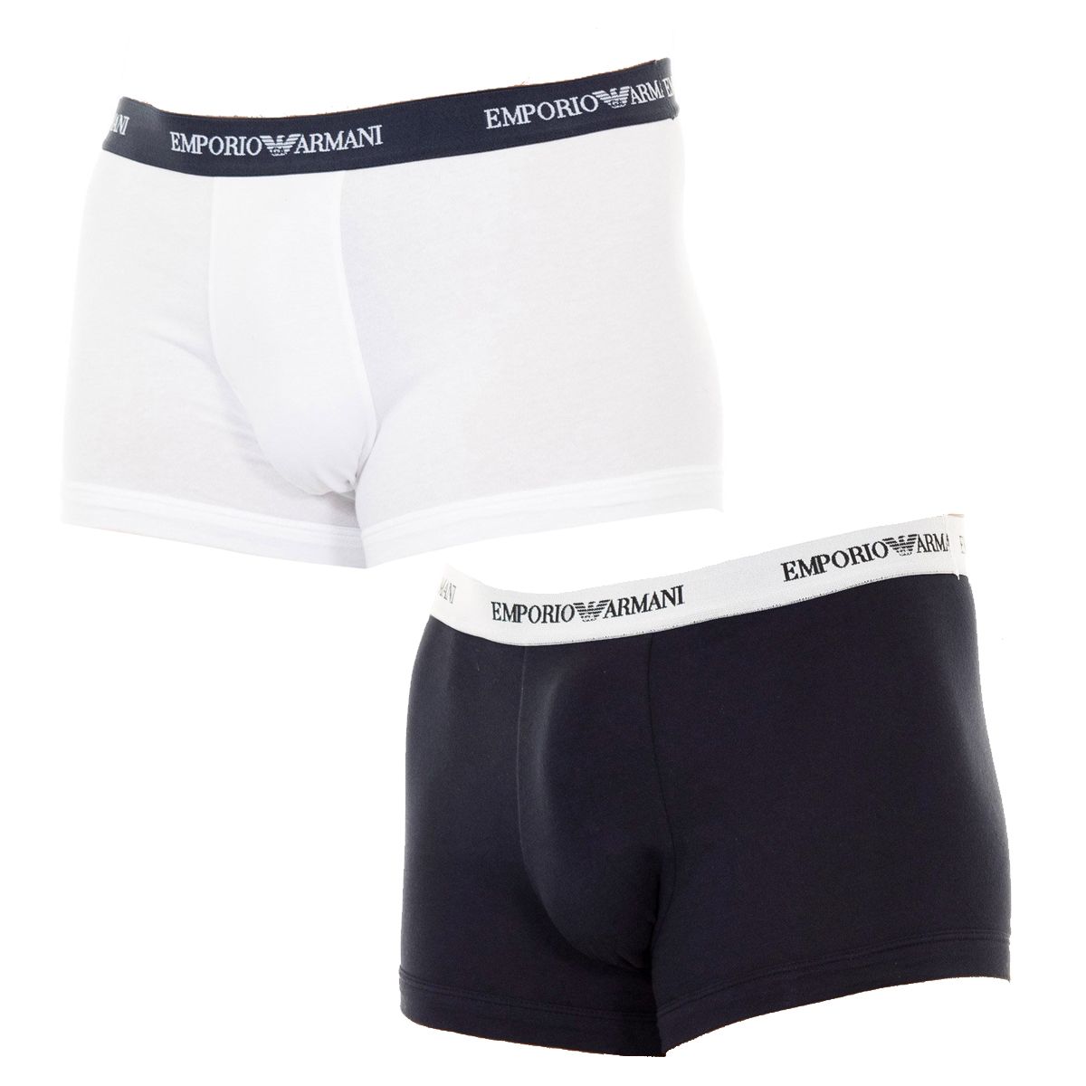 Stretch-Baumwoll-Boxershorts im Doppelpack