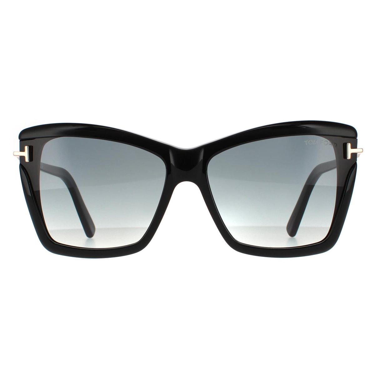 Butterfly-Rahmen Sonnenbrille mit Farbverlaufsglas