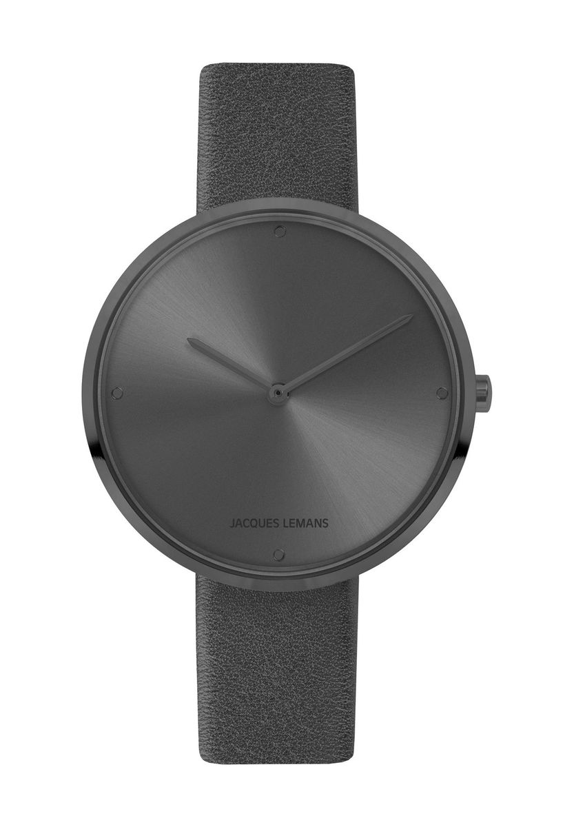 Minimalistische Unisex Analog Uhr in Grau