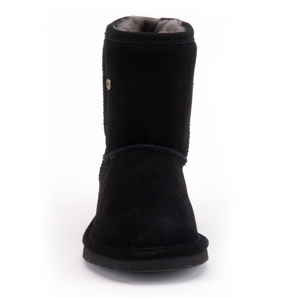 Hochwertige lammfellgefütterte Wildlederstiefel