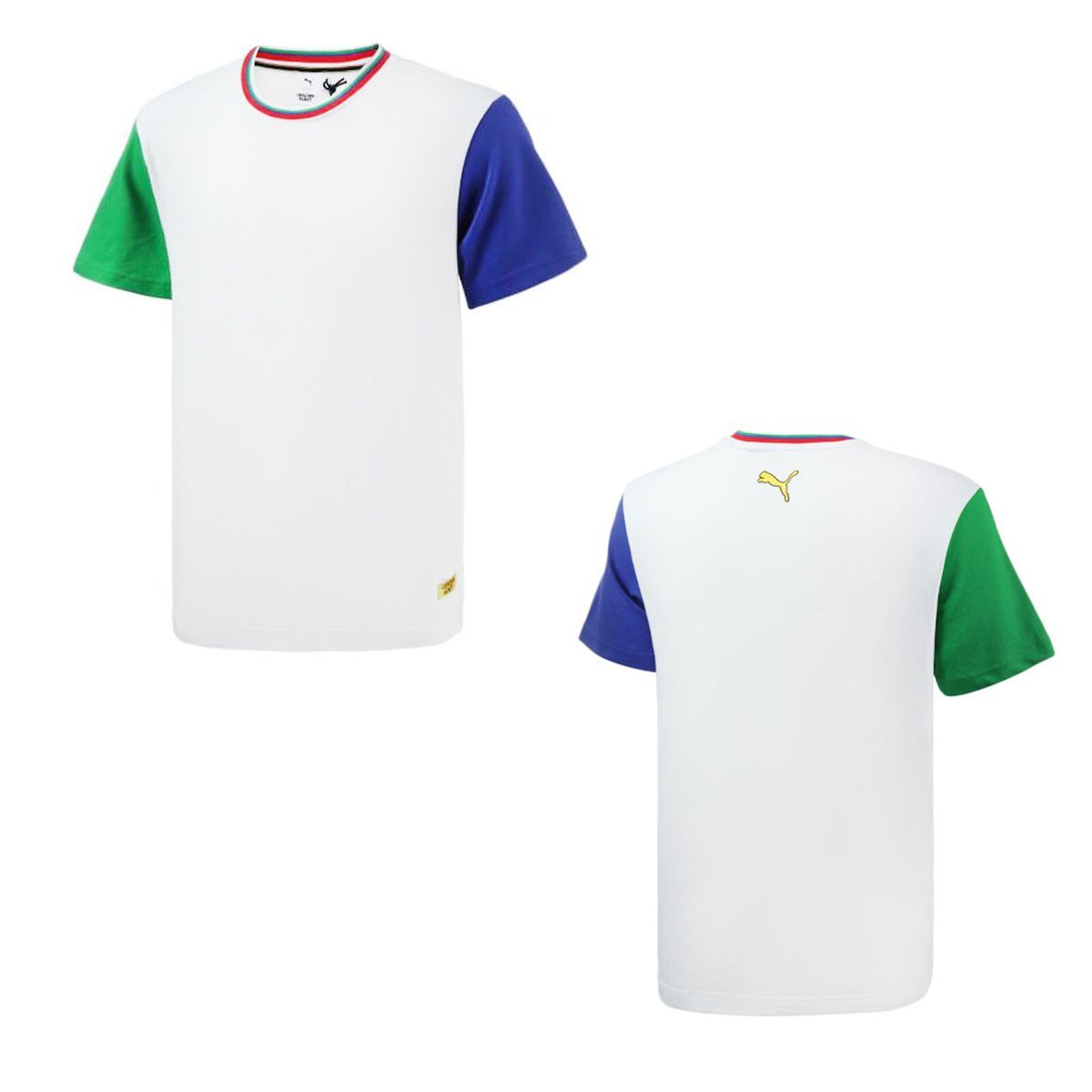Farbblock lässiges T-Shirt