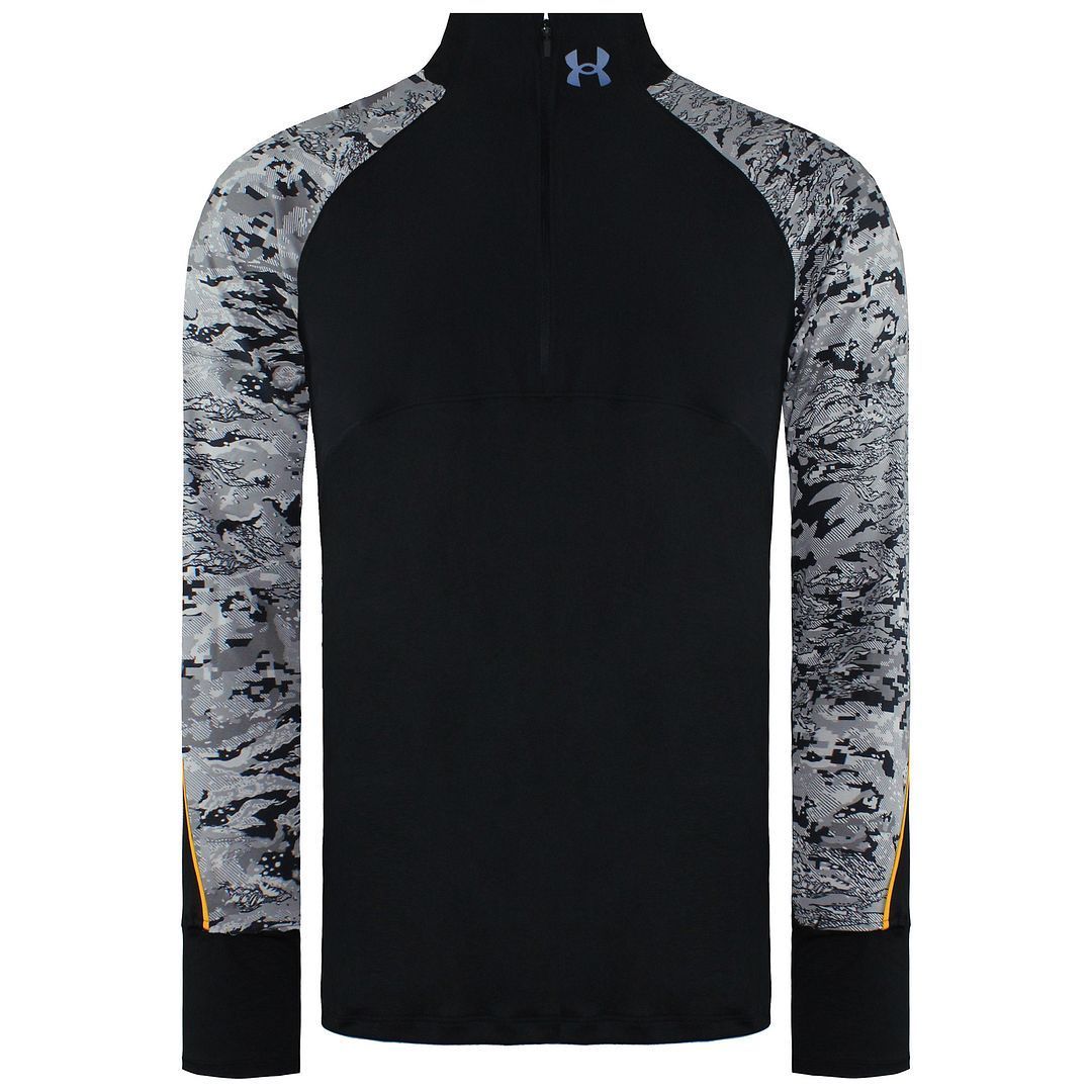 Herren Langarm Half-Zip Pullover