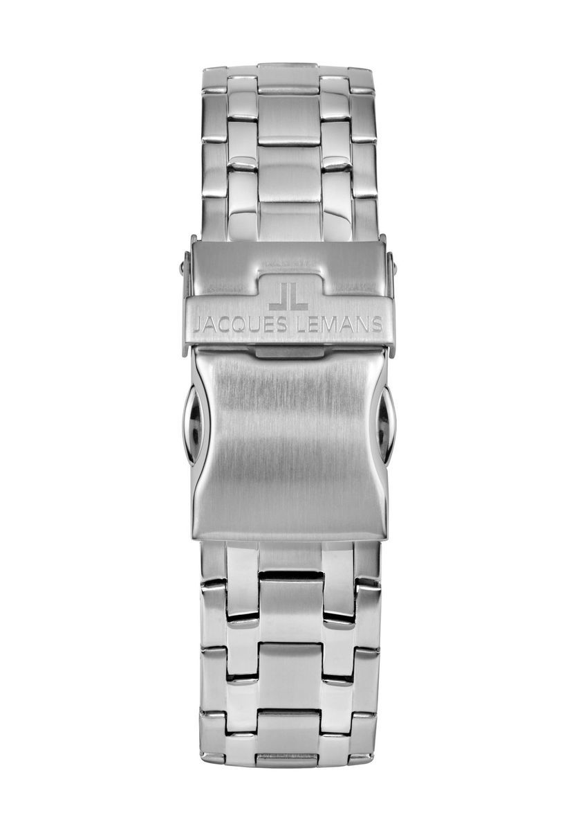 Edelstahl-Chronograph mit grüner Lünette