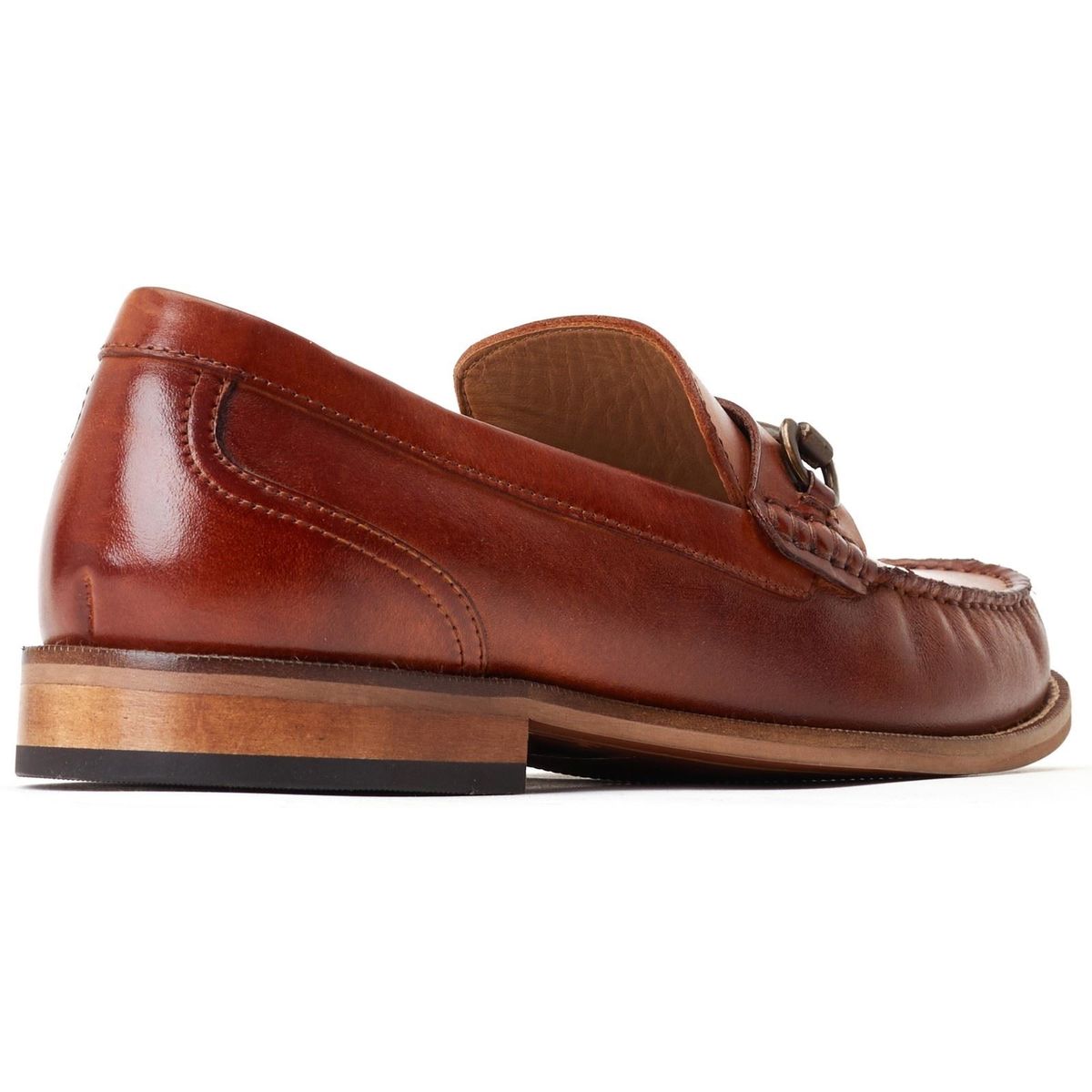 Elegante Leder-Slipper mit Trense