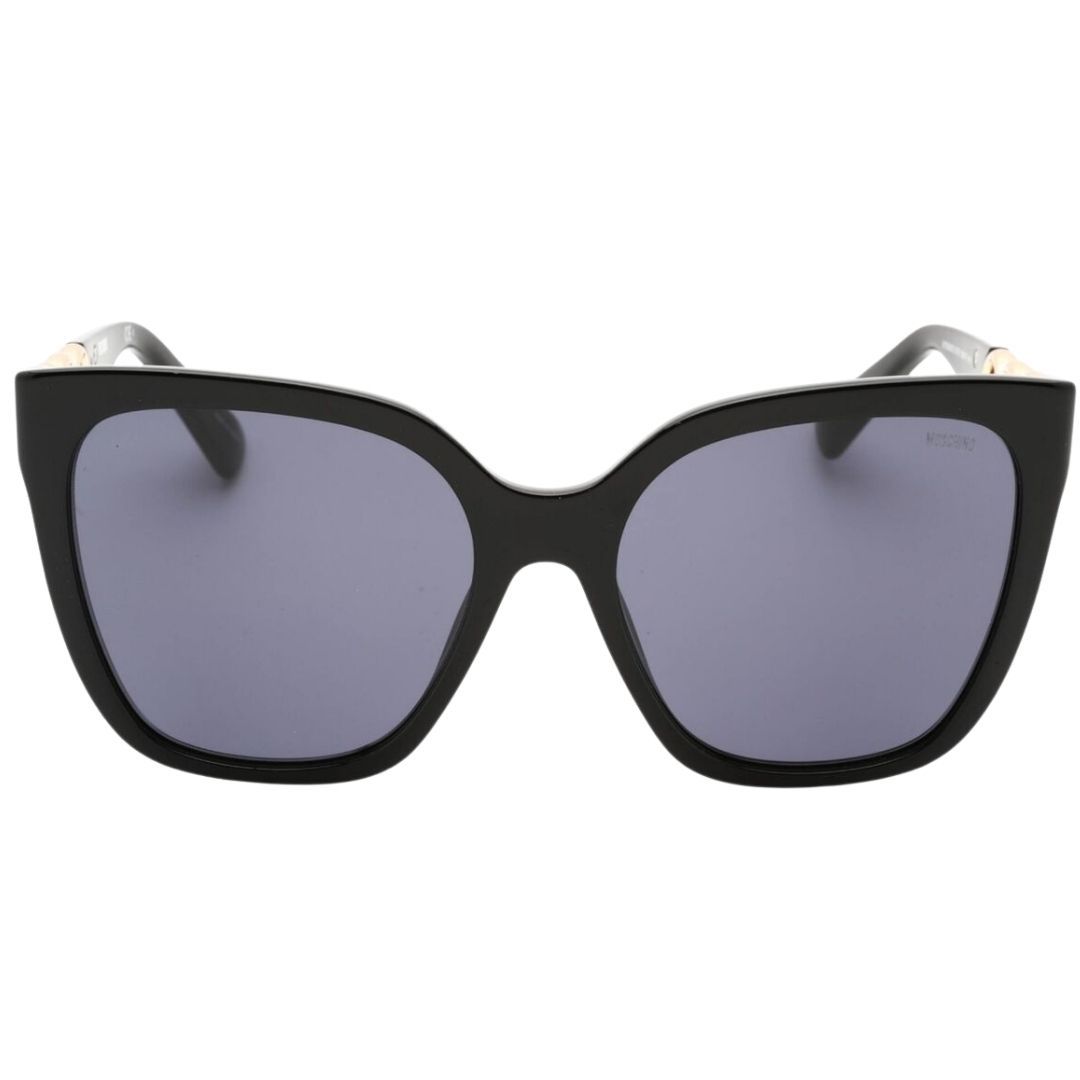 Schwarze Cat-Eye Sonnenbrille