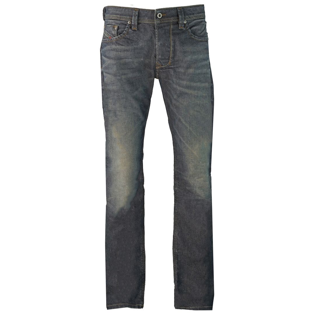 Jeans mit geradem Bein und regulärer Passform