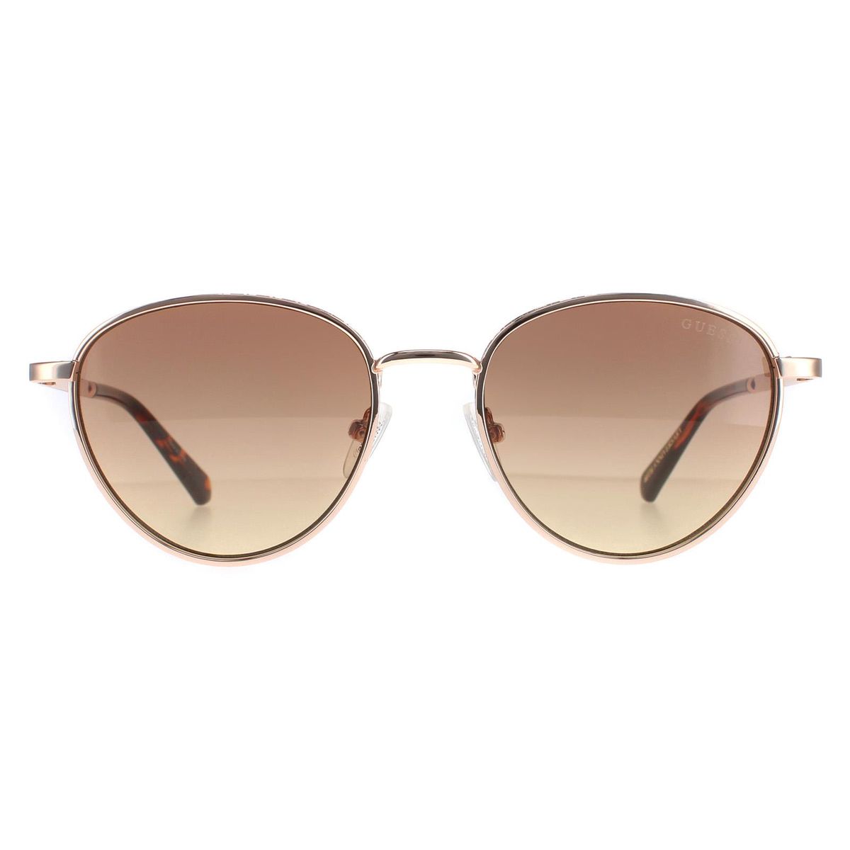 Elegante runde Sonnenbrille mit Farbverlaufsgläsern