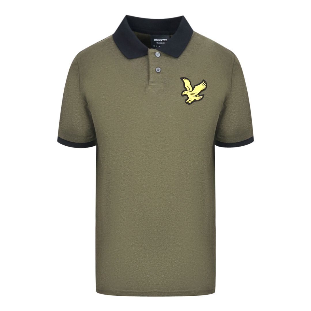 Modernes Piqué-Polo-Shirt mit Textur