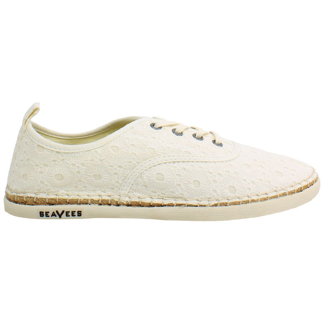 Damen Espadrille Sneaker mit Blumenmuster
