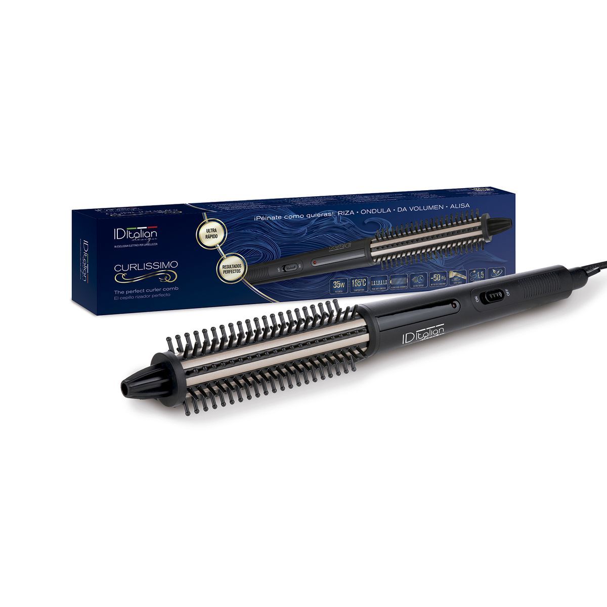 Lockenstab Haarbürste