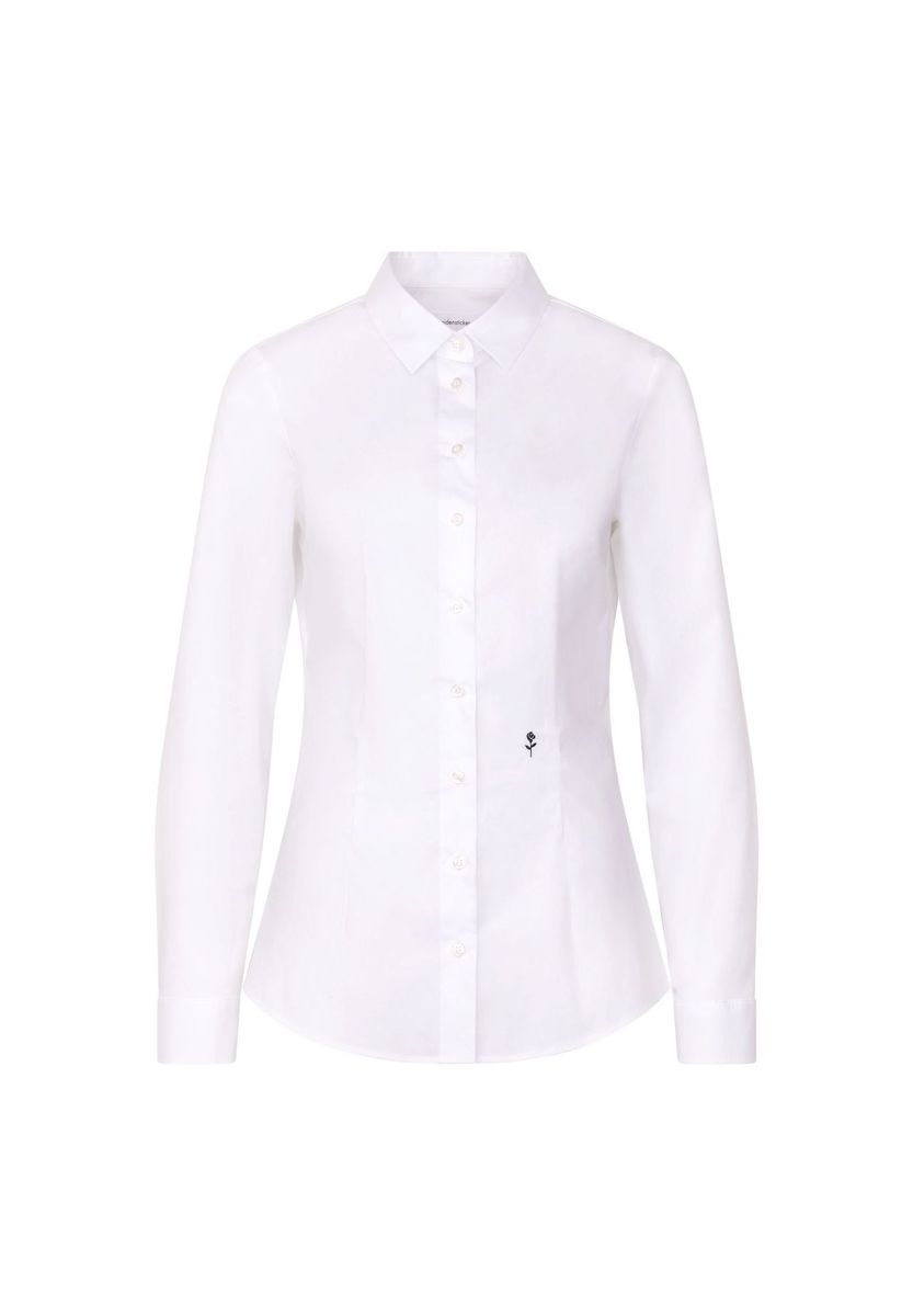 Klassisches Slim Fit Popeline Hemd