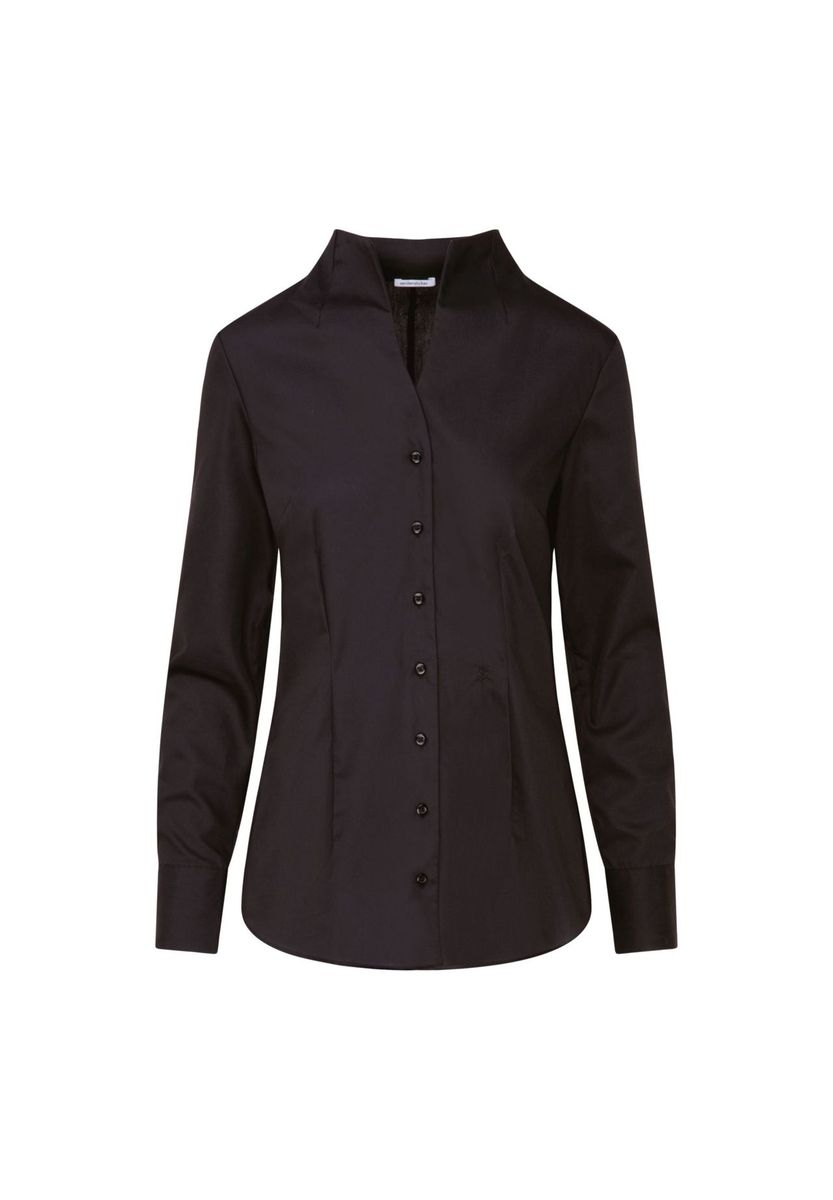 Klassische Slim-Fit Popeline-Bluse