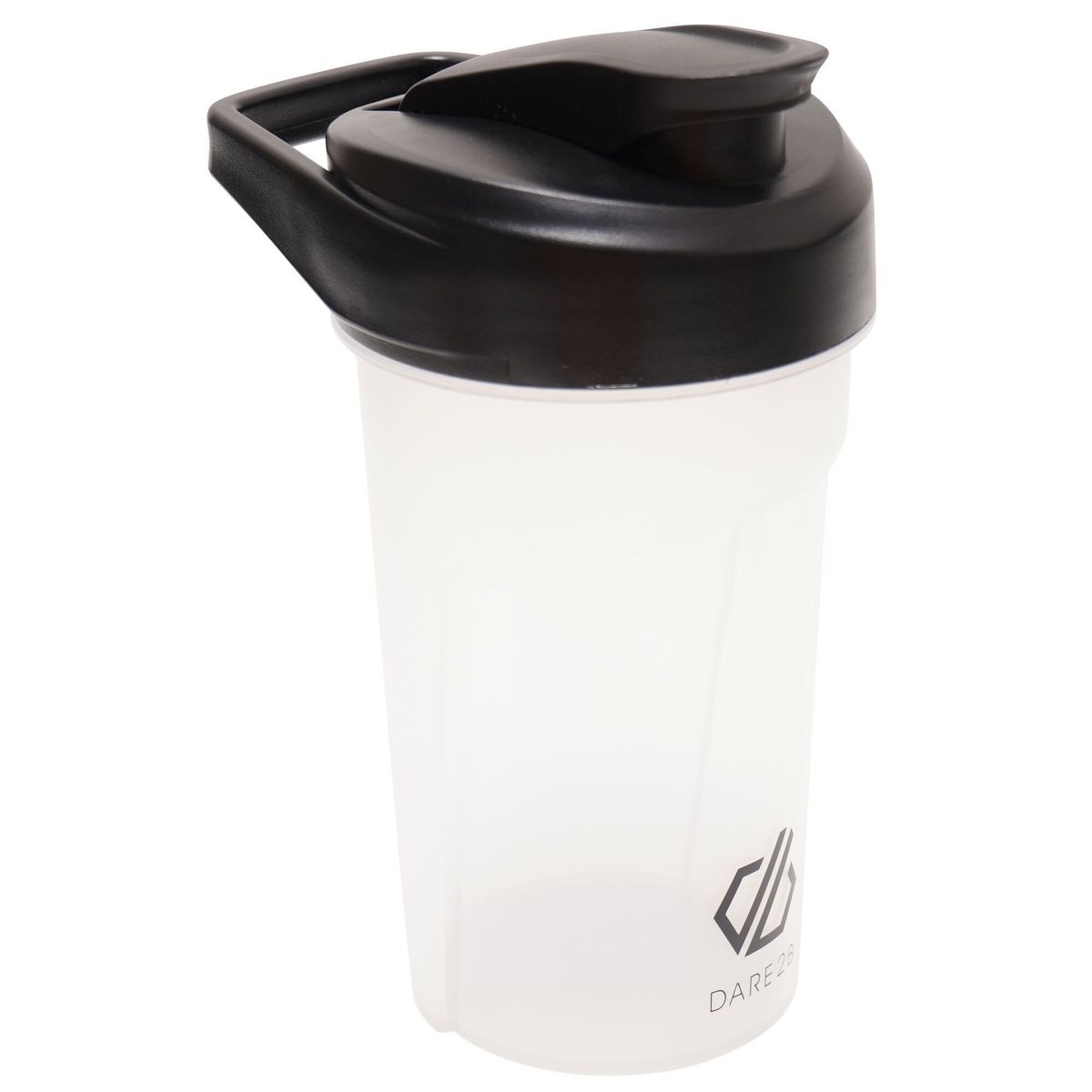 Transparente Protein Shaker Flasche
