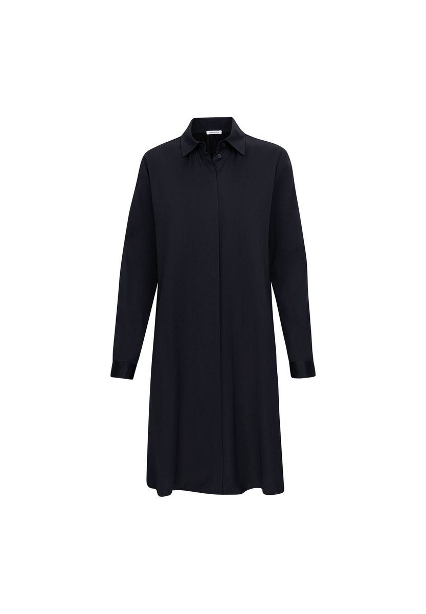 Klassisches Langarm Hemdkleid