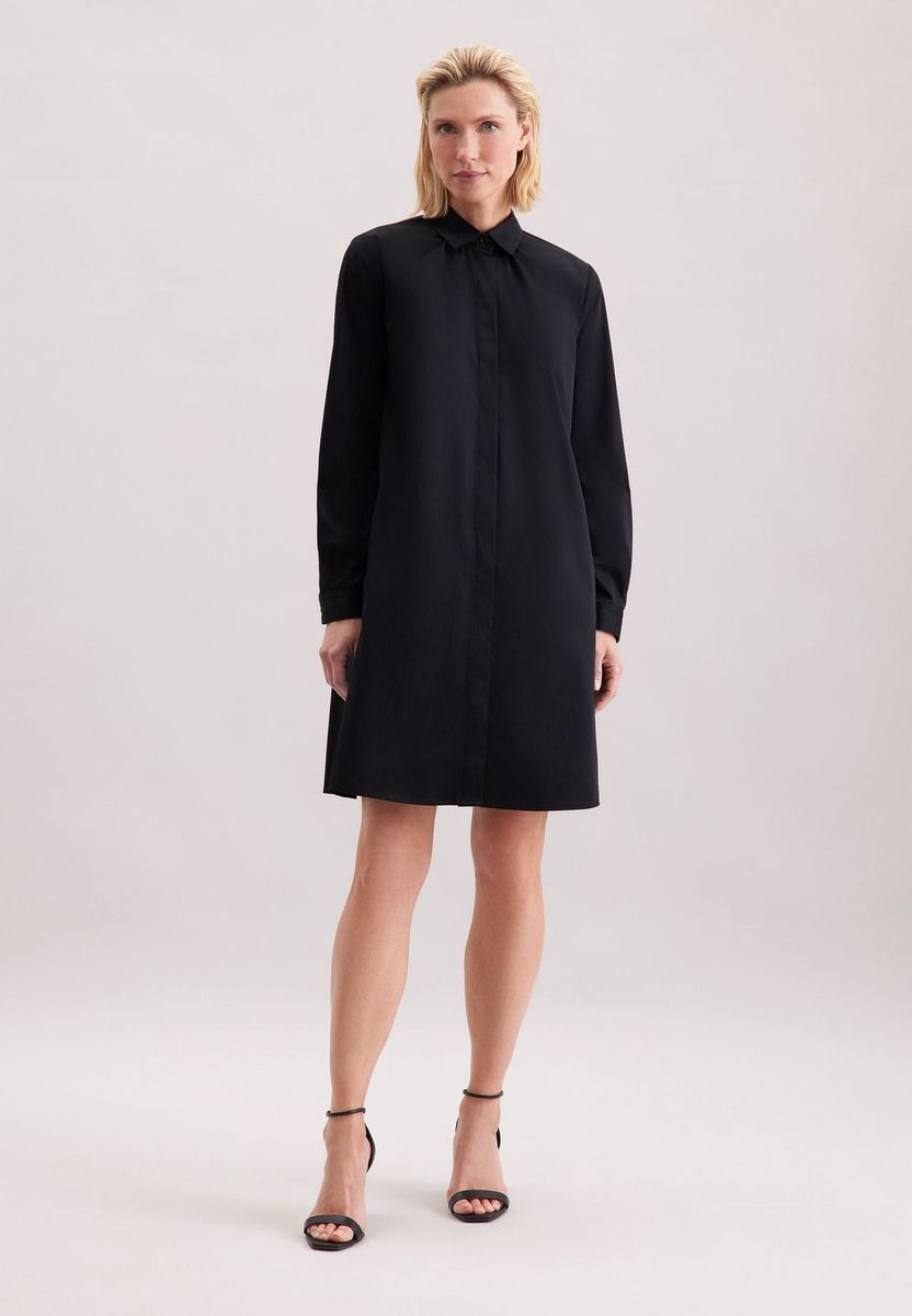 Klassisches Langarm Hemdkleid