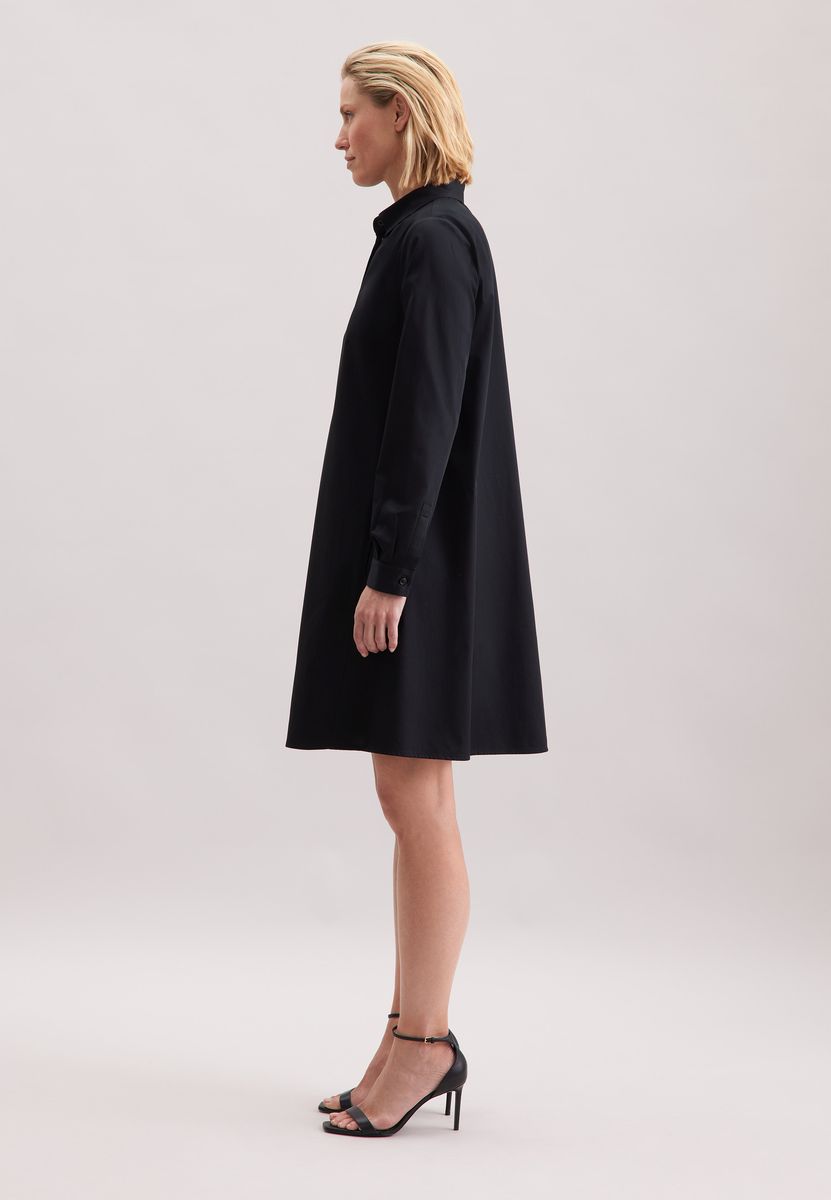 Klassisches Langarm Hemdkleid