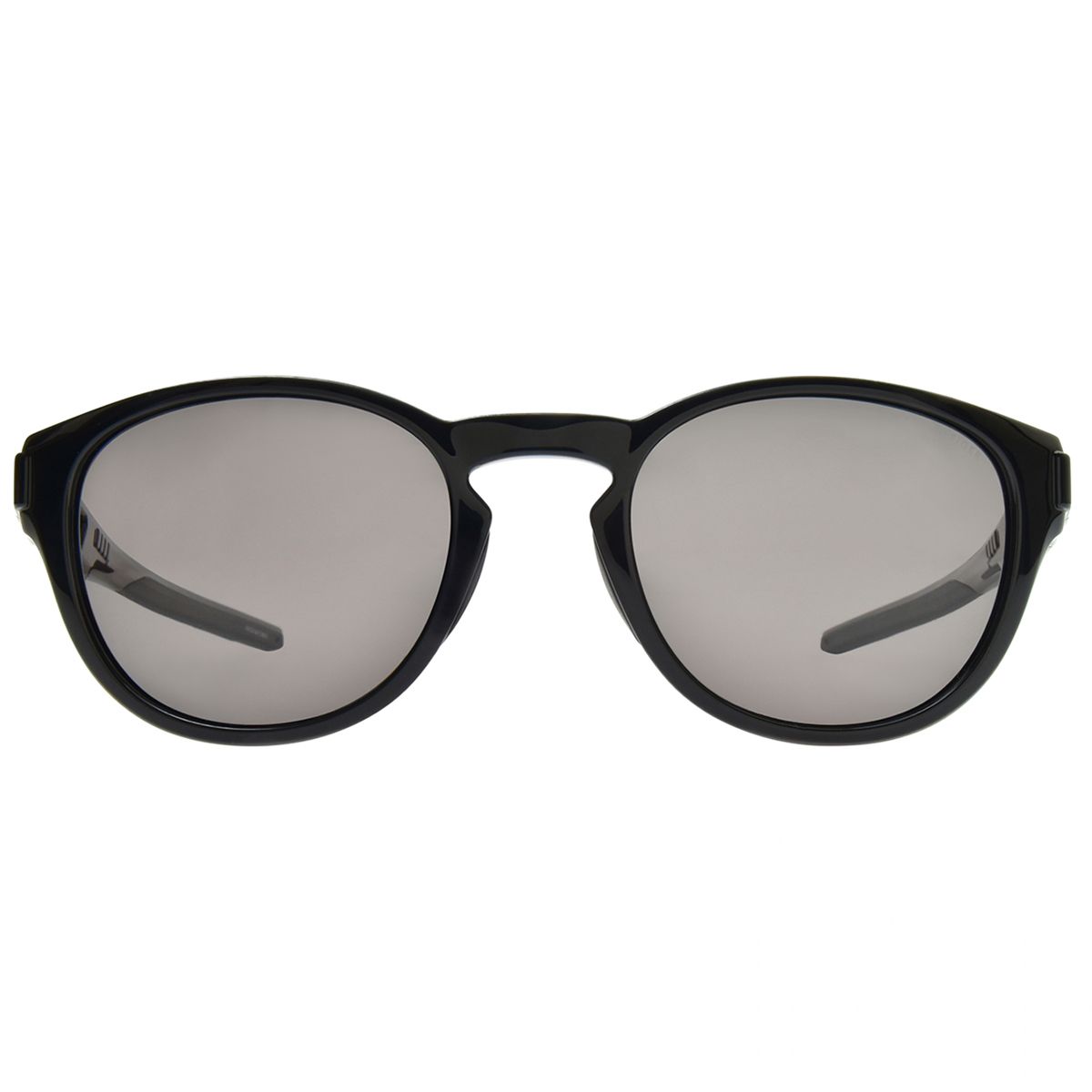 Runde Acetat-Sonnenbrille mit orangen Gläsern