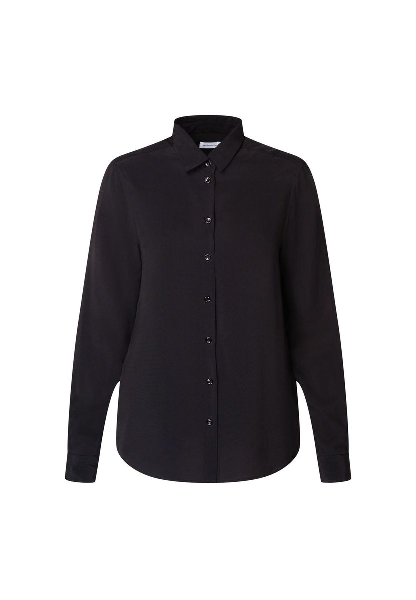 Klassische Langarm Bluse mit Knöpfen