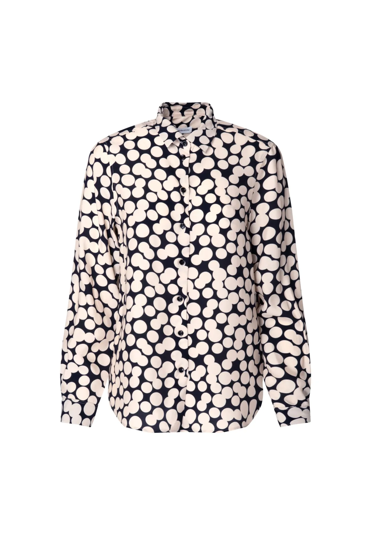 Klassische Langarm Bluse mit Knöpfen