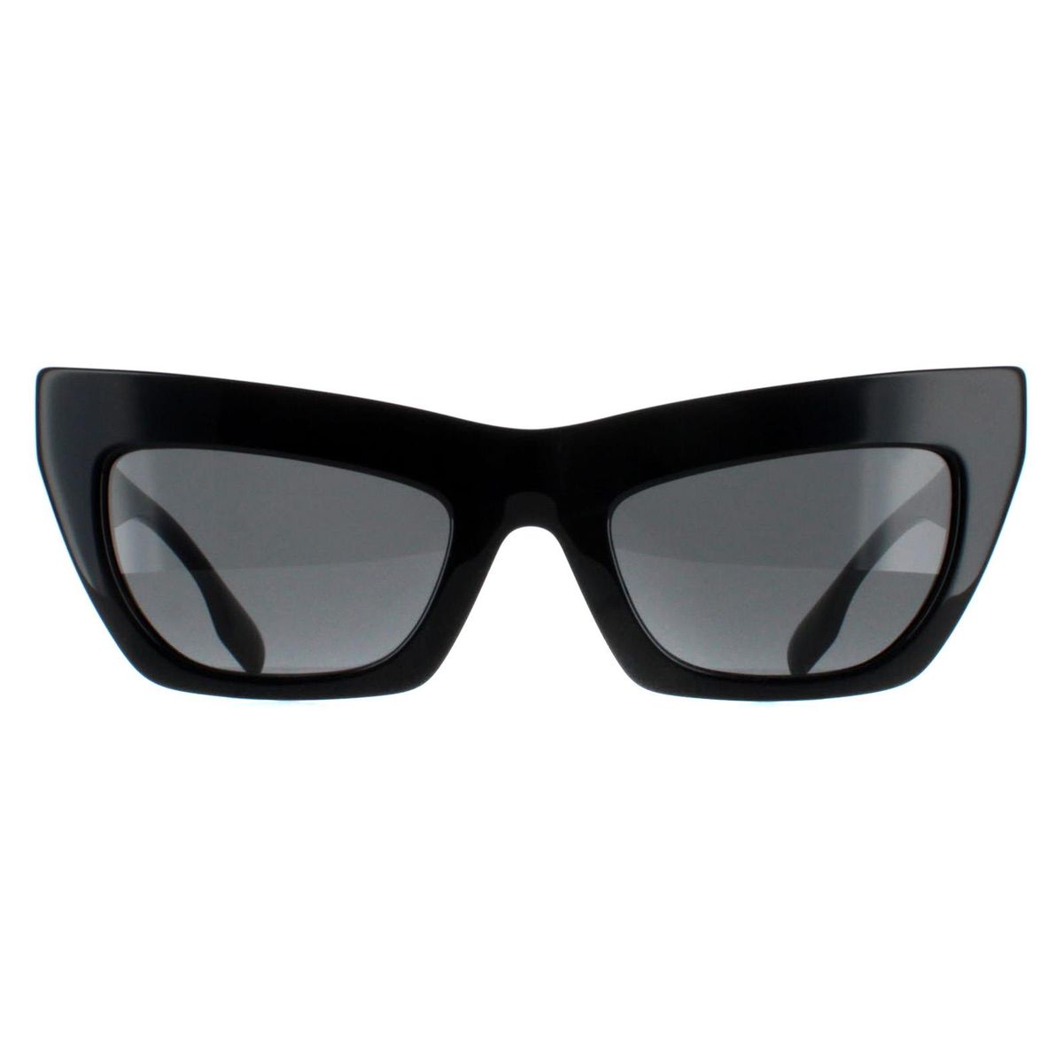 Schwarze Cat-Eye Sonnenbrille