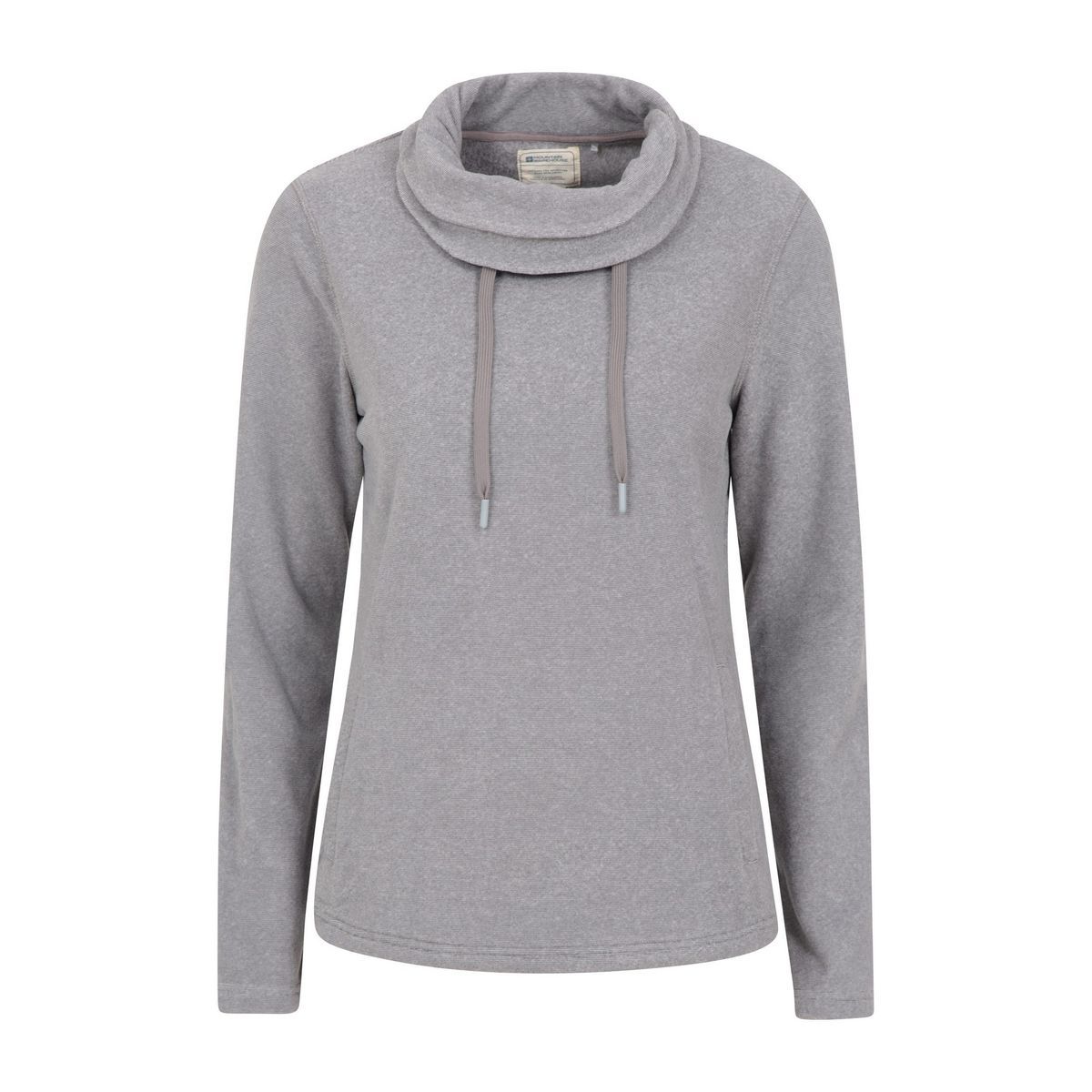 Microfleece-Oberteil mit Schalkragen