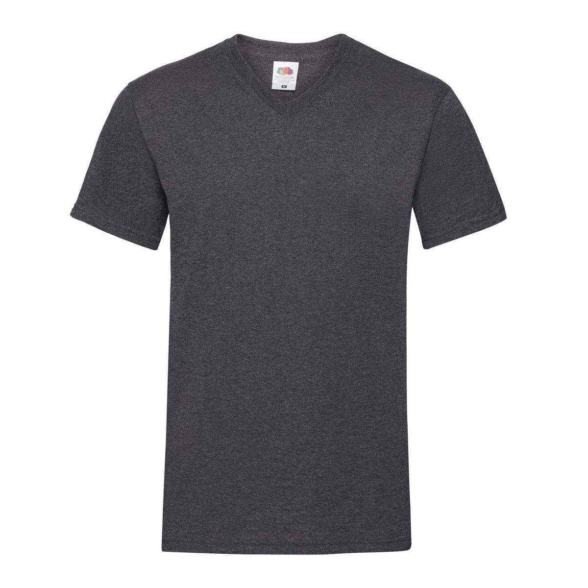 Fruit of the Loom - "Valueweight" T-Shirt V-Ausschnitt für Herren (Dunkelgrau)