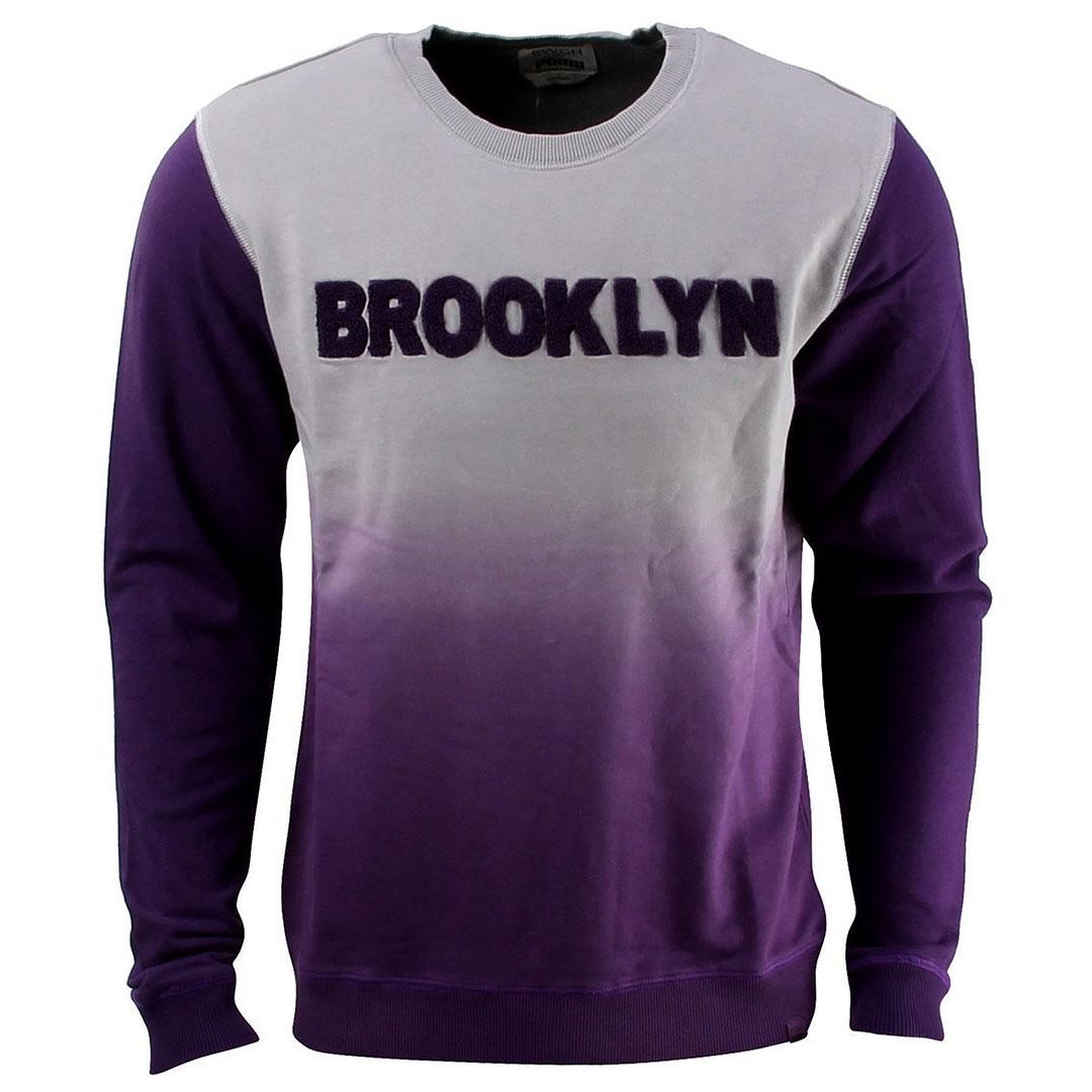 Brooklyn Ombre Fleece Pullover Sweatshirt