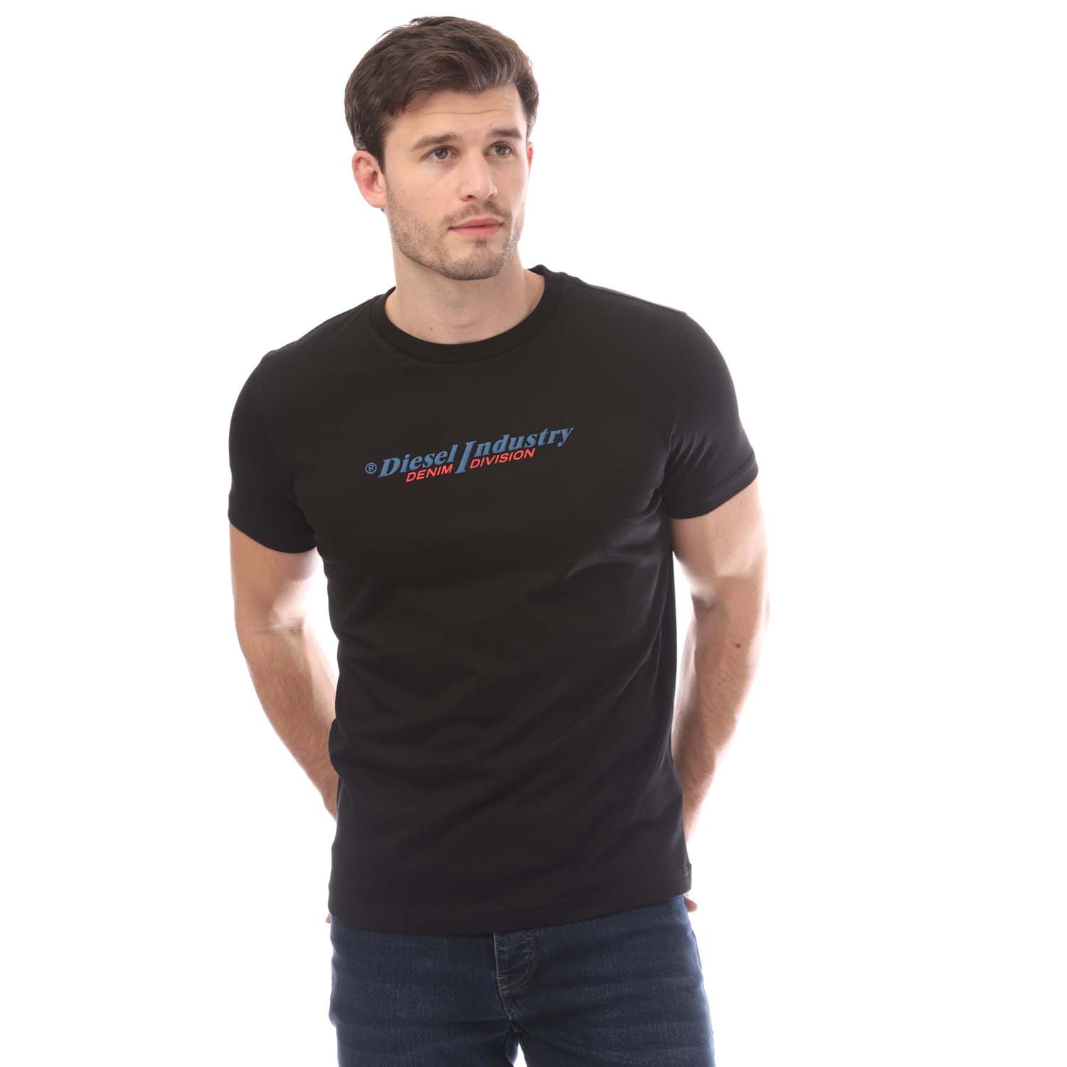 Herren Diesel T-Diegor T-Shirt in Schwarz