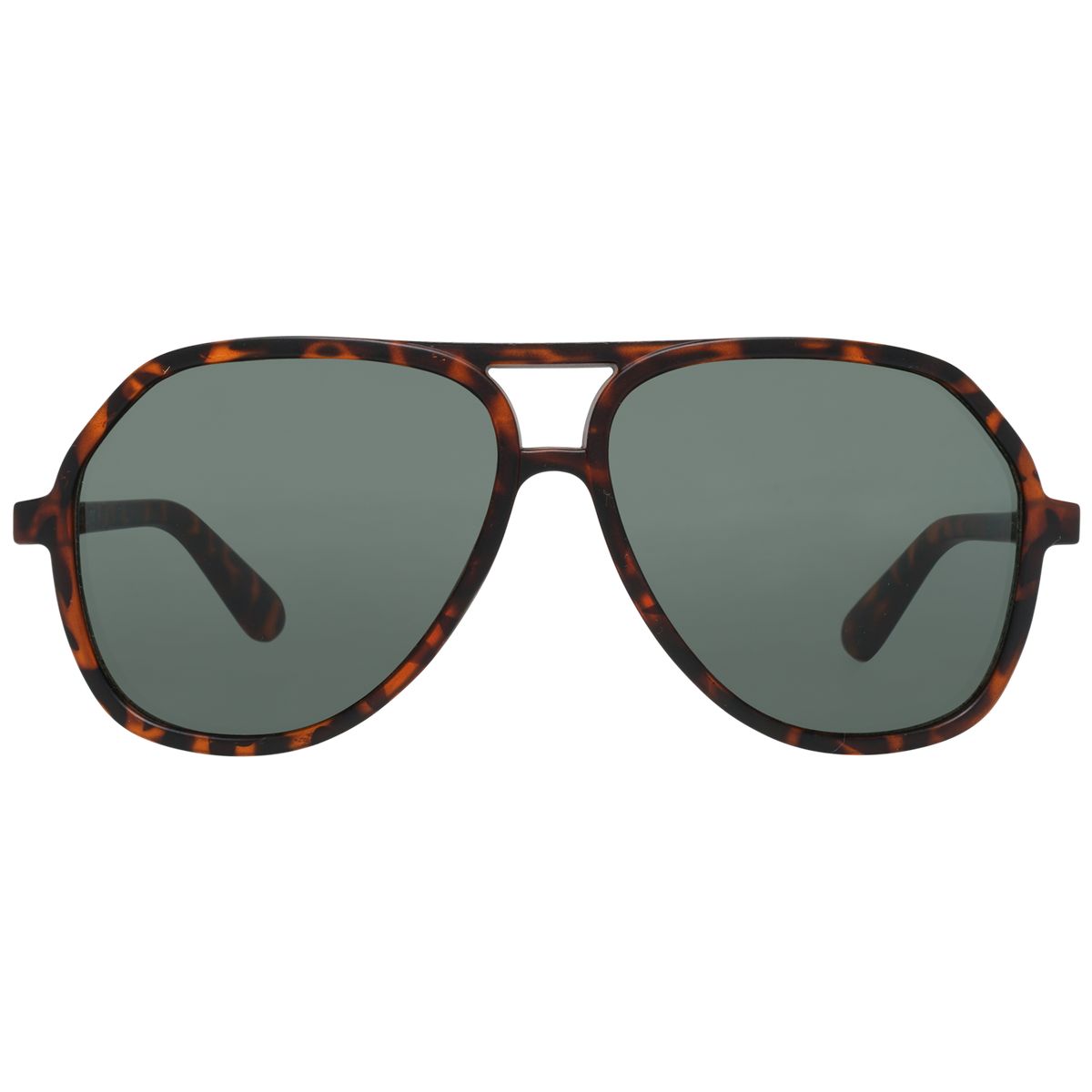 Moderne Aviator-Sonnenbrille in Schildpatt-Optik
