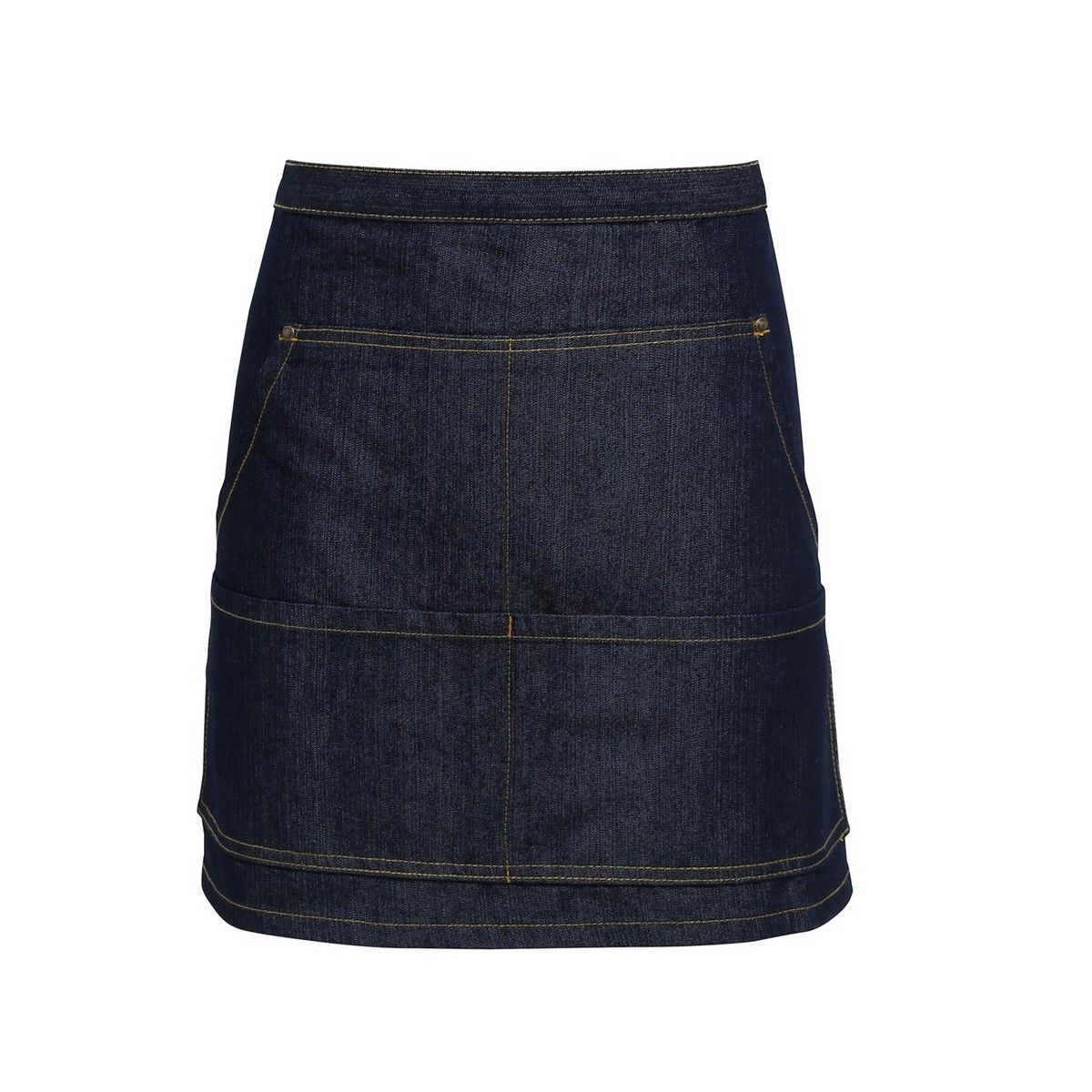 Unisex Denim Kellnerschürze mit Taschen