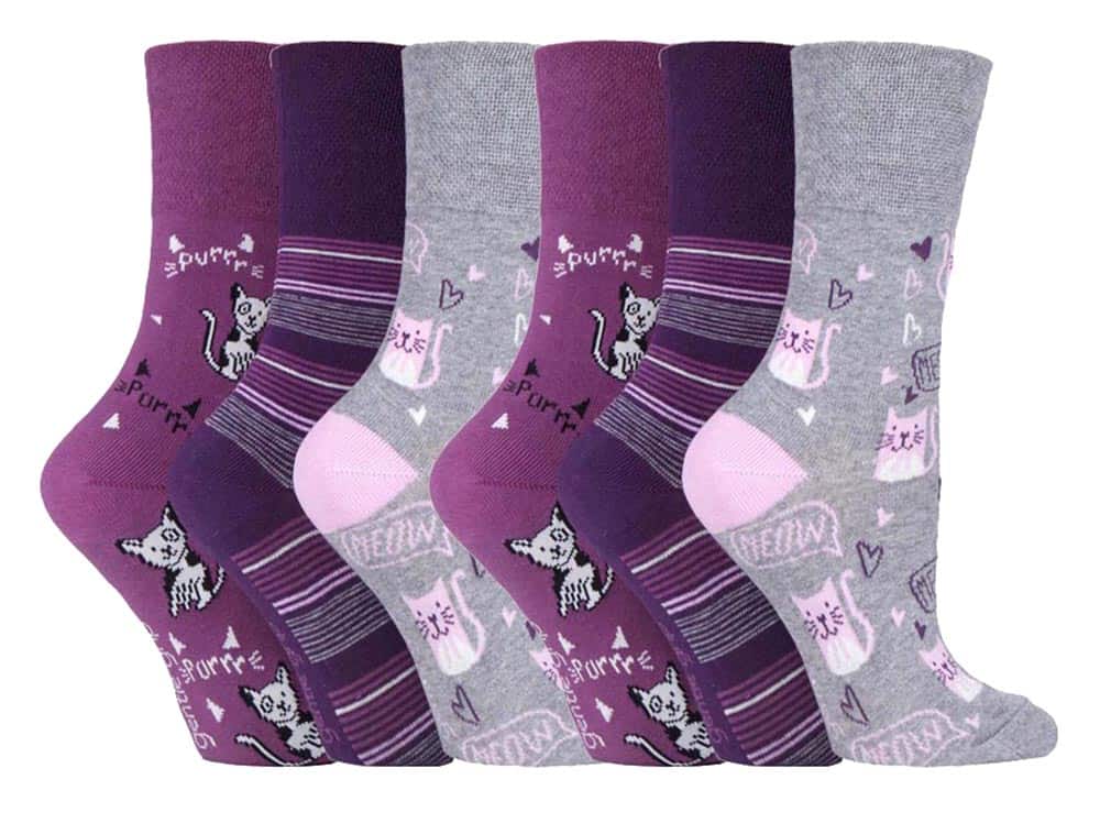 Gentle Grip - 6 Paar Damen Gentle Grip nicht elastische Socken - GG200