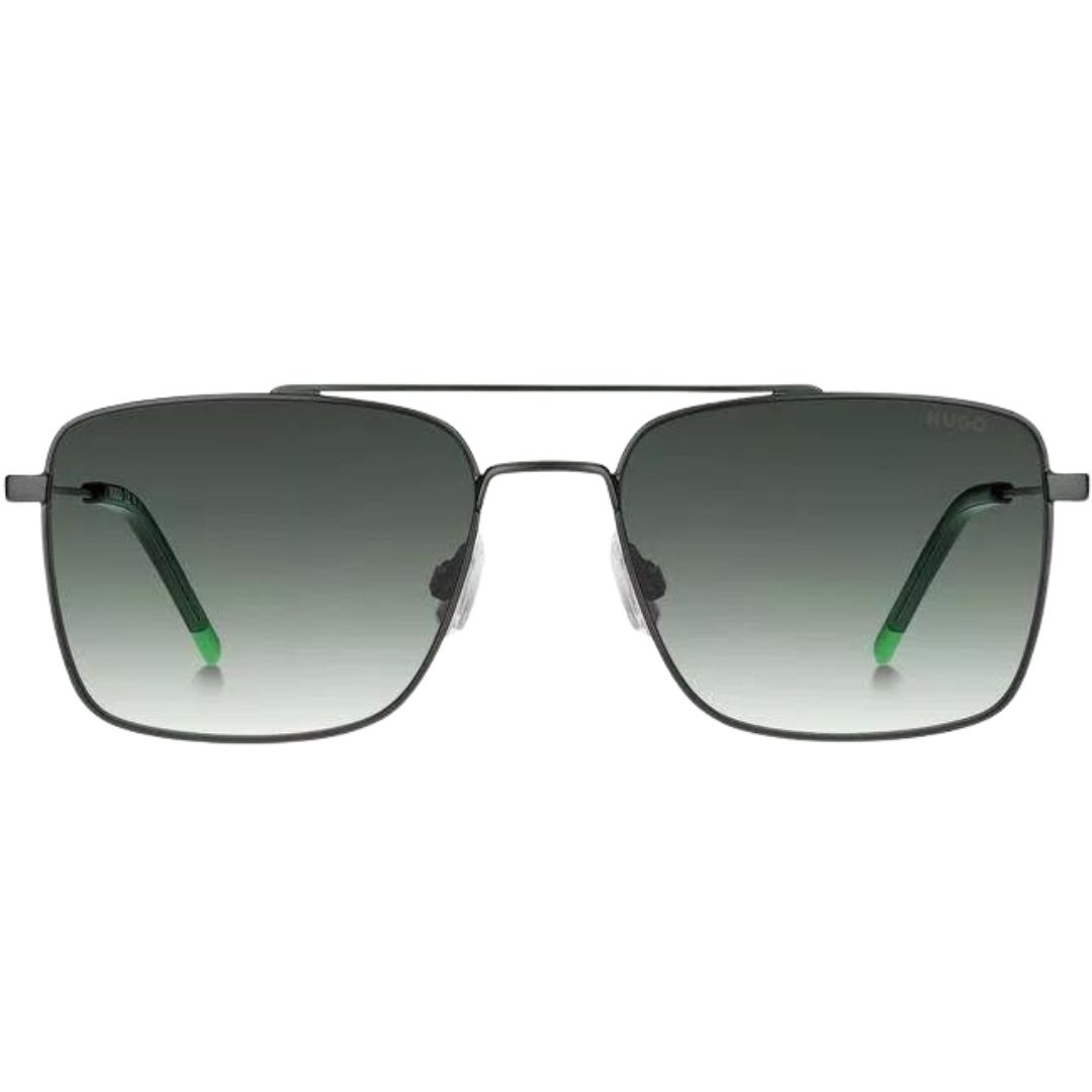Quadratische Sonnenbrille mit Oberleiste
