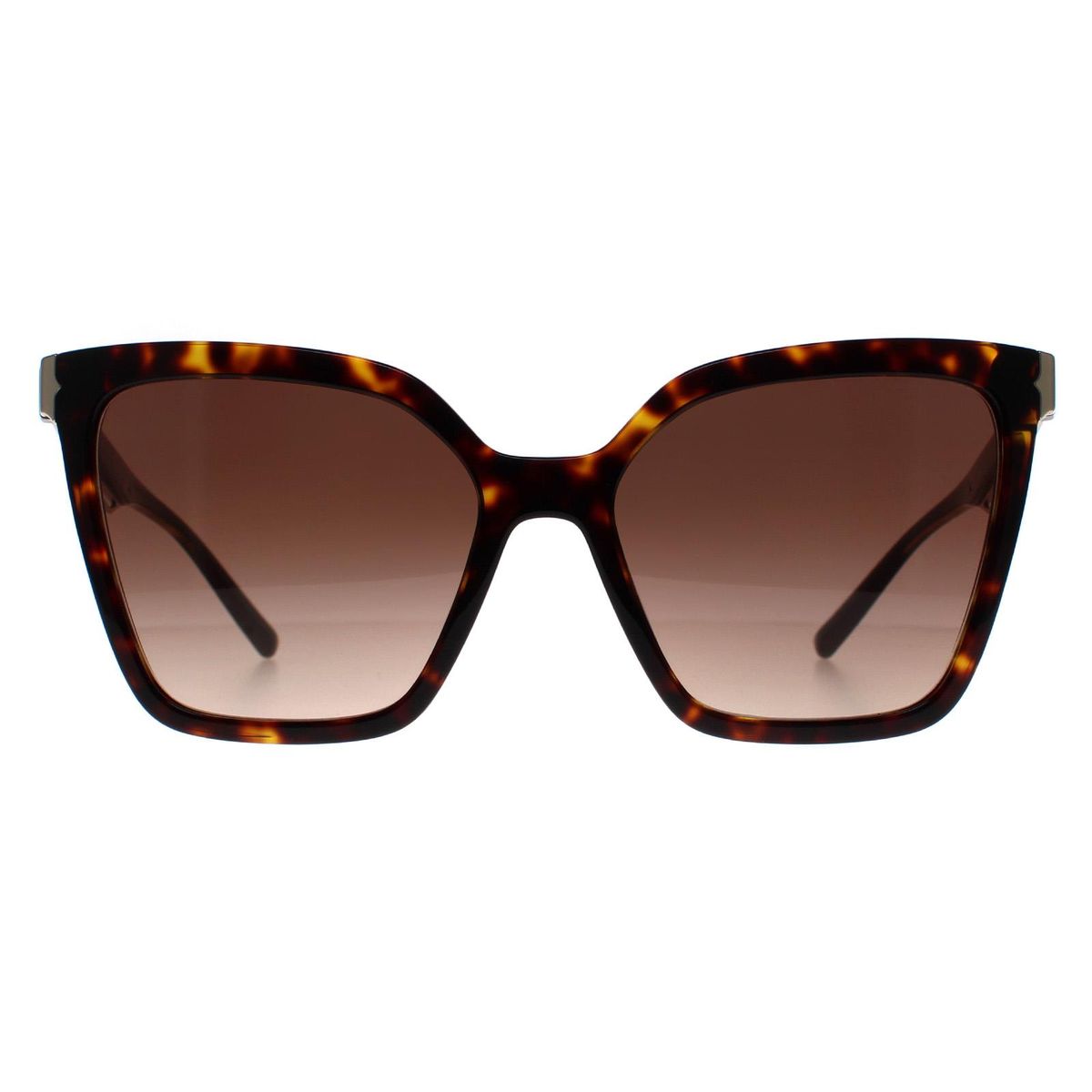 Elegante eckige Schildpatt-Sonnenbrille