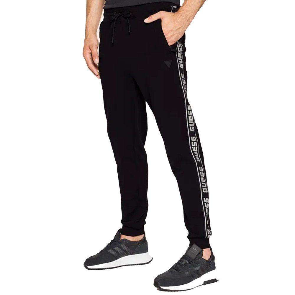 Schwarze Herren Jogginghose mit normaler Passform