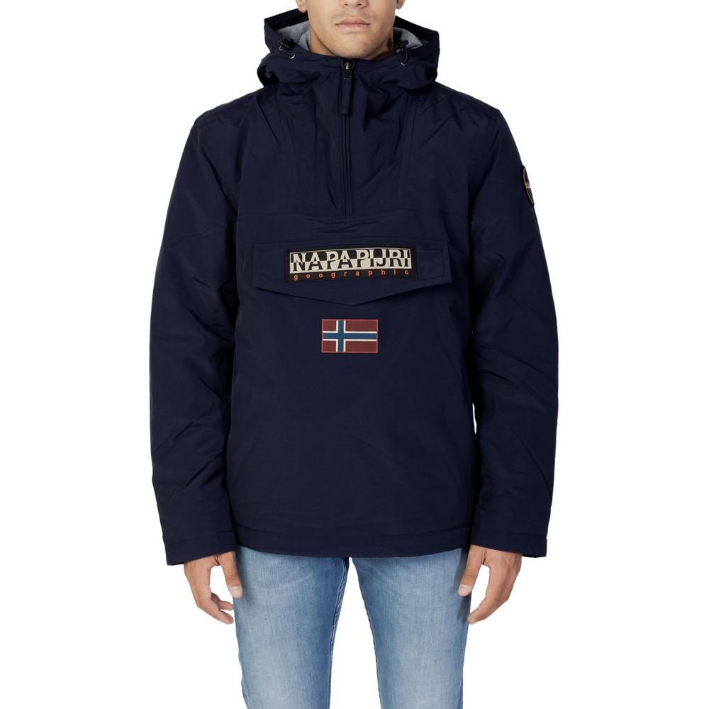 Kapuzen-Pulloverjacke Anorak für Herren