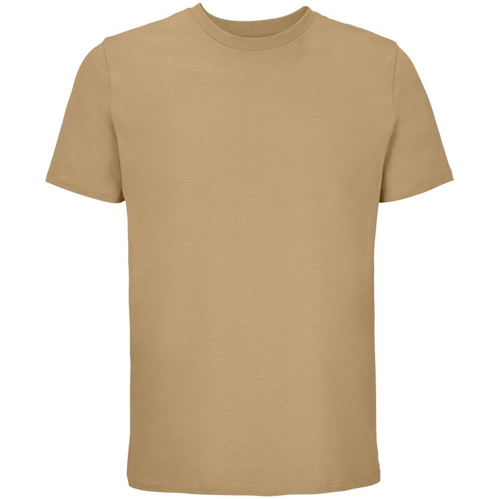 Klassisches, unifarbenes T-Shirt mit Rundhalsausschnitt