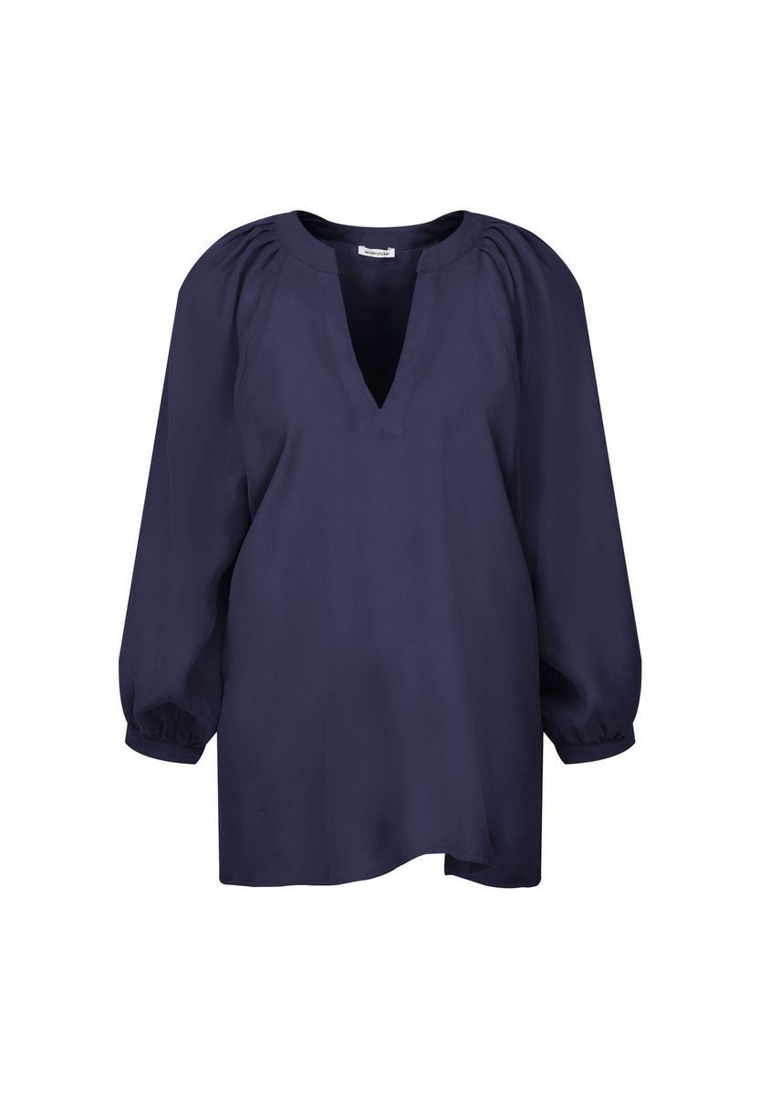 Elegante Bluse mit V-Ausschnitt und 3/4 Ärmeln
